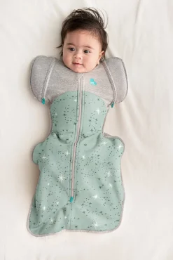 Love To Dream Swaddle UP Transition Bag Cotton Fleece Mild, Medium - North Star Olive