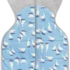 Love To Dream Swaddle UP Quilted Cotton 2.5 TOG, Small - Silly Goose Dusty Blue