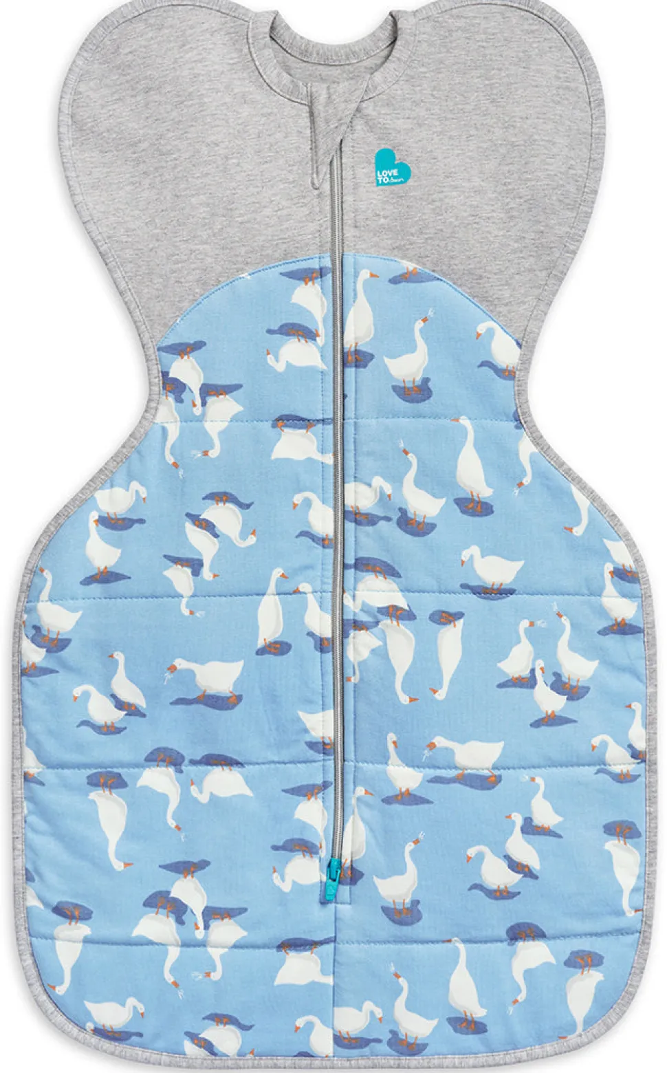 Love To Dream Swaddle UP Quilted Cotton 2.5 TOG, Small - Silly Goose Dusty Blue