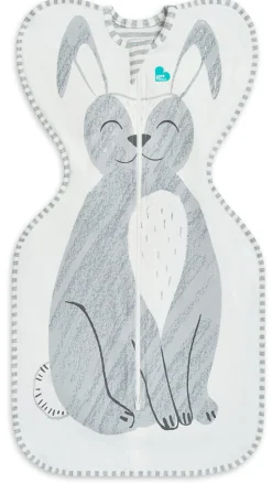Love To Dream Swaddle UP Original 1.0 TOG, Newborn - Grey Stevie Bunny