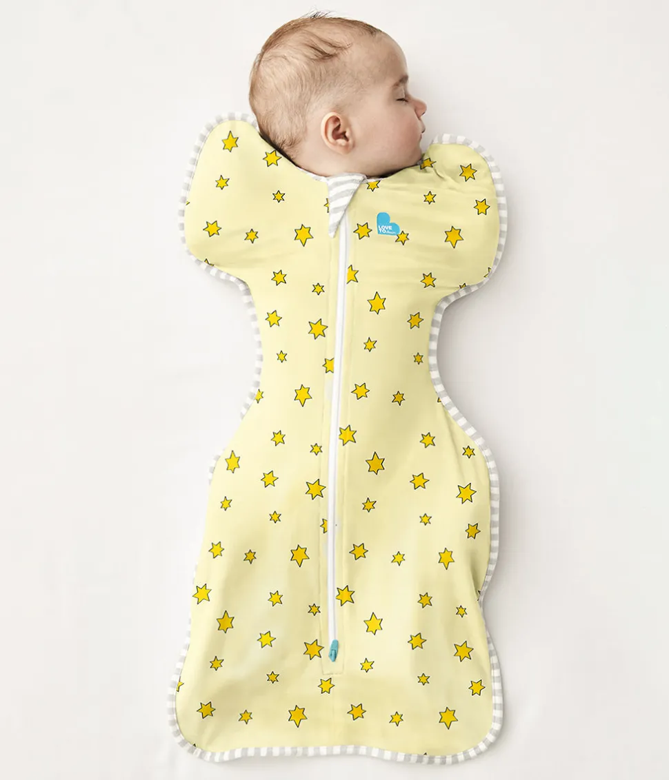Love To Dream Swaddle UP Bamboo Lite, Newborn - Superstar Yellow