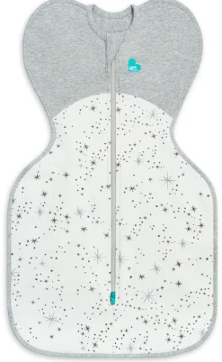 Love To Dream Swaddle UP Cotton Fleece Mild, Small - North Star White