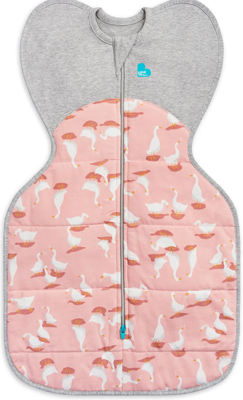 Love To Dream Swaddle UP Quilted Cotton 2.5 TOG, Small - Silly Goose Dusty Pink
