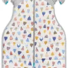 Love To Dream Swaddle UP Designer Collection Transition Bag Quilted Cotton 2.5 TOG, Large - Happy Hats White
