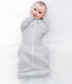 Love To Dream Swaddle UP Bamboo 1.0 TOG, Newborn - Grey Dot
