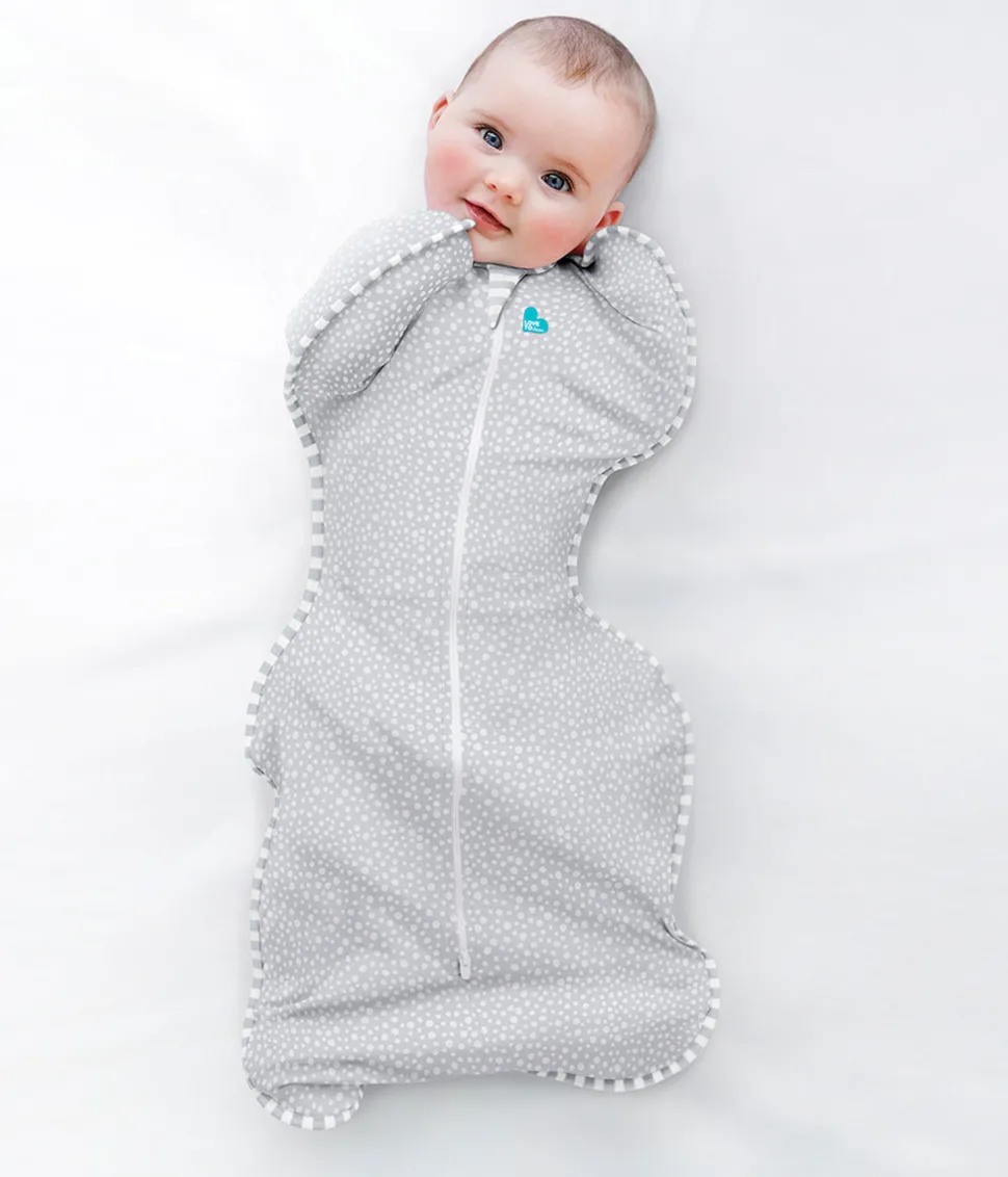 Love To Dream Swaddle UP Bamboo 1.0 TOG, Newborn - Grey Dot