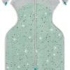 Love To Dream Swaddle UP Transition Bag Cotton Fleece Mild, Large - North Star Olive