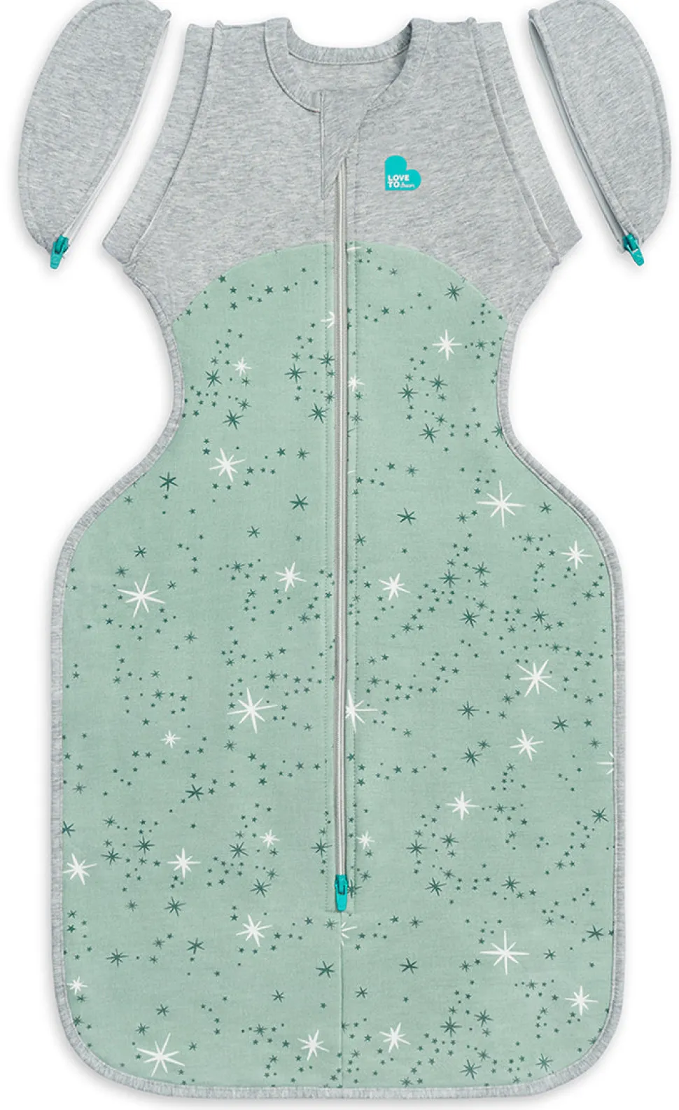 Love To Dream Swaddle UP Transition Bag Cotton Fleece Mild, Large - North Star Olive
