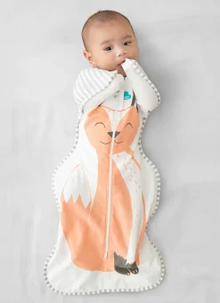 Love To Dream Swaddle UP Original 1.0 TOG, Medium - Orange Frankie Fox