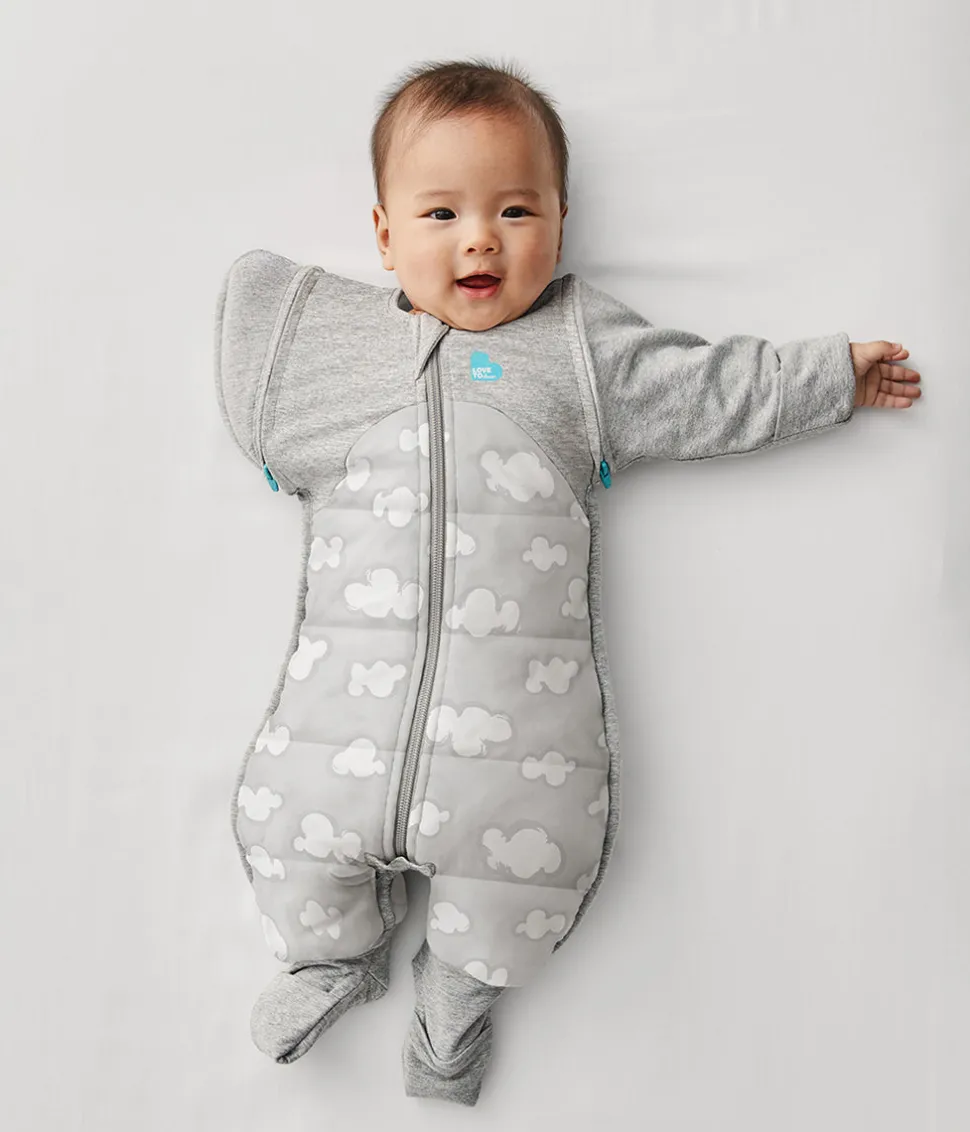 Love To Dream Swaddle UP Transition Suit Quilted Cotton 2.5 TOG, X-Large - Daydream Grey