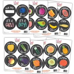 Lucy Darling Pregnancy Belly Stickers - Growing Garden
