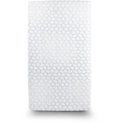 Lullaby Earth Gentle Start Breathable Crib Mattress - Blue Leaf