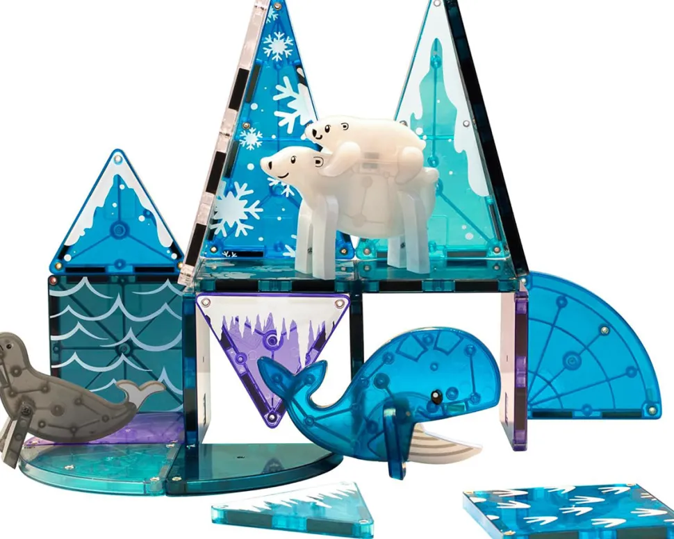 Magna-Tiles Arctic Animals, 25-Piece Set
