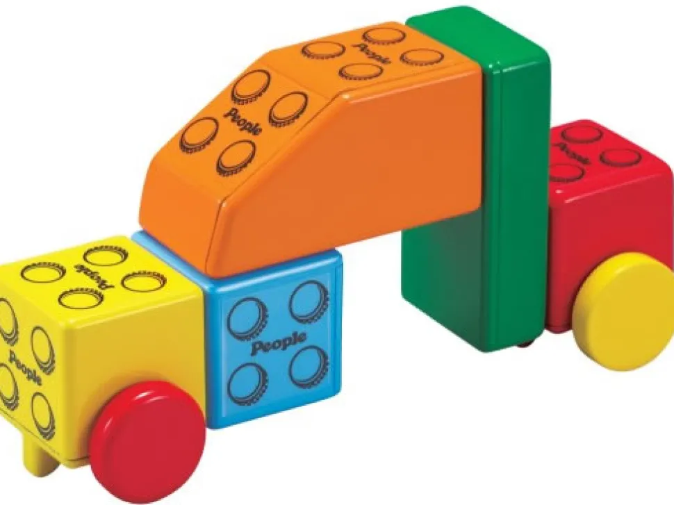 Magna-Tiles People Blocks, Solid Colors - 31 Piece Set