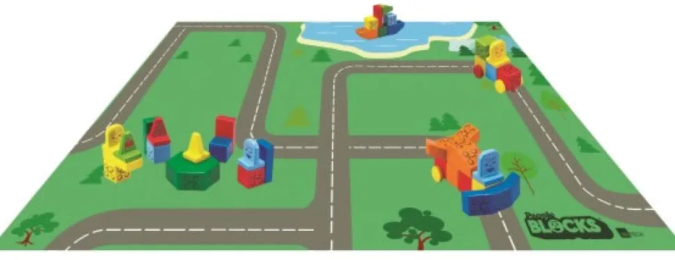 Magna-Tiles People Blocks, Solid Colors - 31 Piece Set