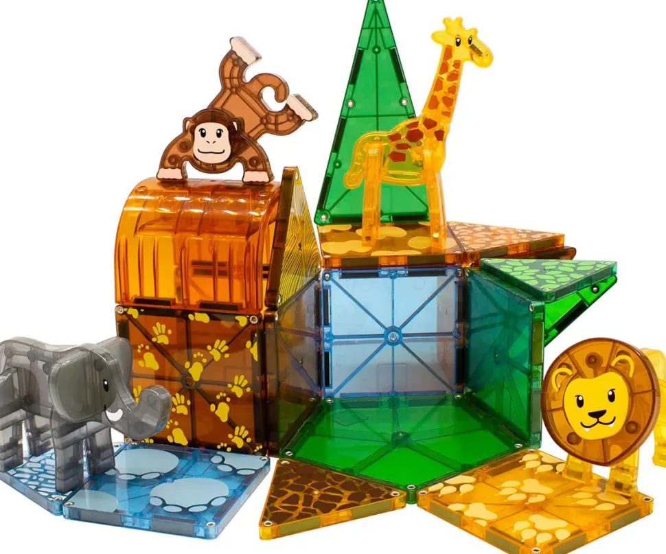 Magna-Tiles Safari Animals, 25-Piece Set