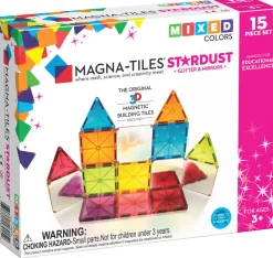 Magna-Tiles Stardust 15-Piece Set