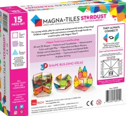 Magna-Tiles Stardust 15-Piece Set