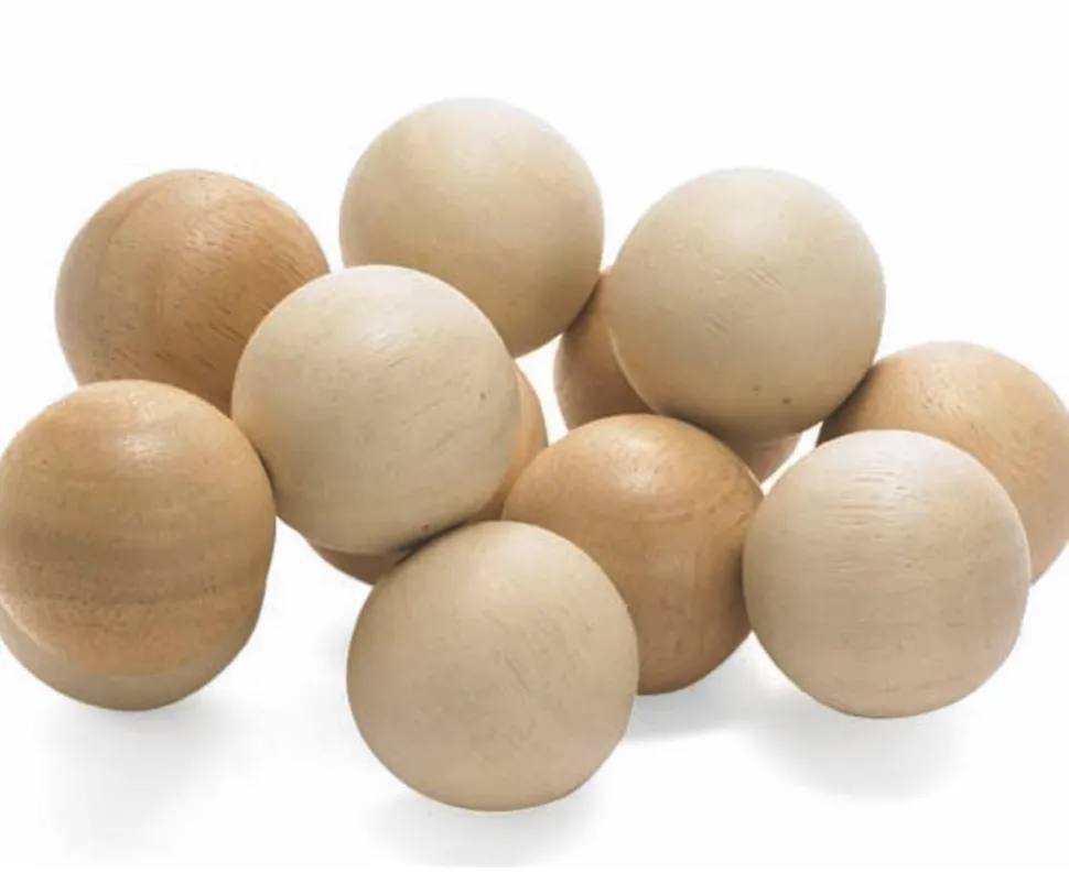 Manhattan Toy Baby Beads Wood Rattle - Natural