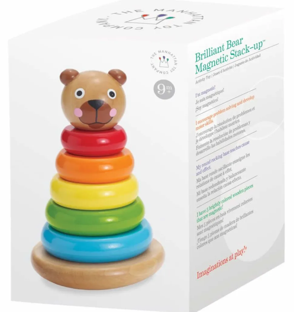 Manhattan Toy Brilliant Bear Magnetic Stack-up