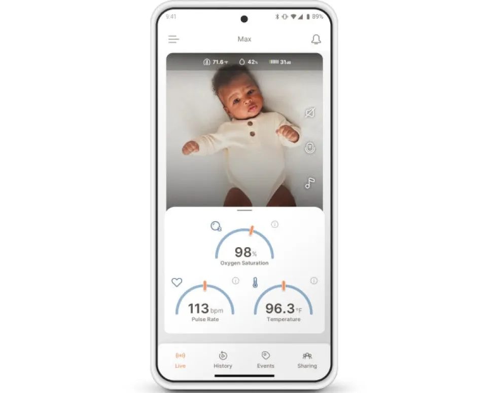 Masimo Stork Vitals+ Boot + Camera Baby Monitoring System