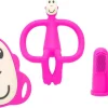 Matchstick Monkey Teething Starter Set - Pink