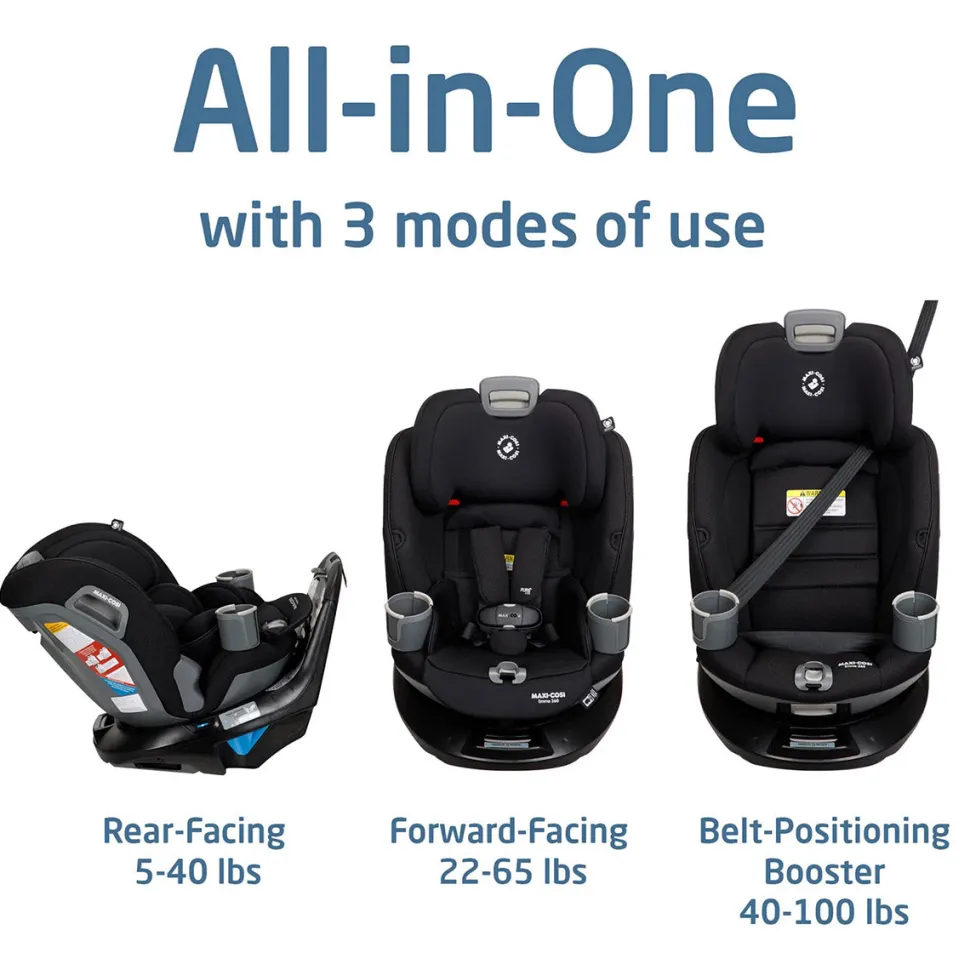 Maxi-Cosi Emme 360 Rotating All-in-One Convertible Car Seat - Meadow Wonder