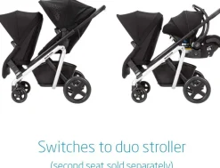 Maxi-Cosi Lila + Mico XP Max Travel System Bundle - Nomad Black / Essential Black