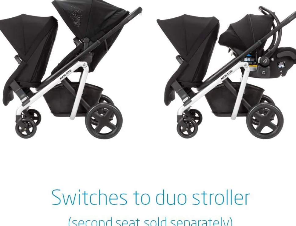 Maxi-Cosi Lila + Mico XP Max Travel System Bundle - Nomad Black / Essential Black