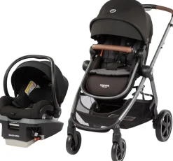 Maxi-Cosi OPEN BOX Zelia2 Max 5-in-1 Modular Travel System - Essential Black