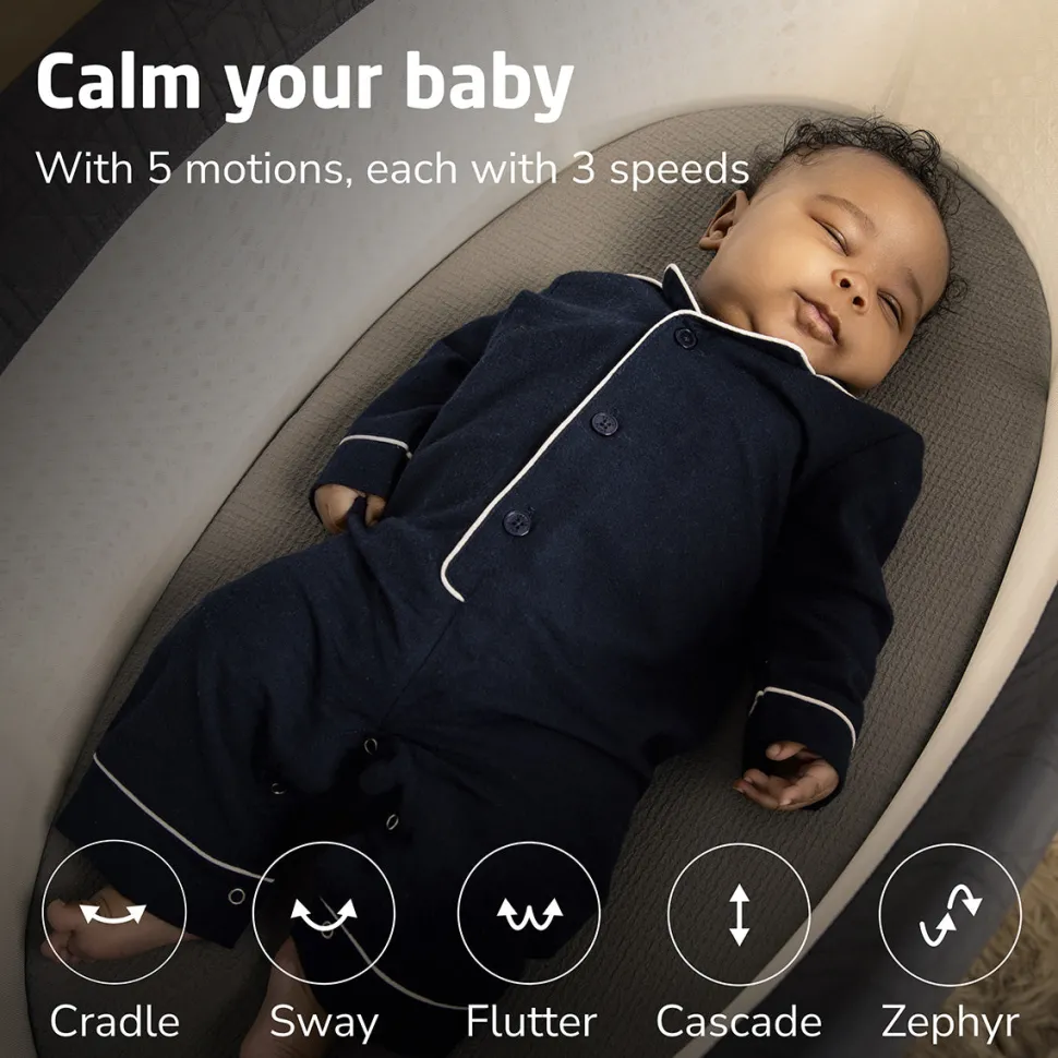 Maxi-Cosi Starling Smart Bassinet - Onyx Heritage