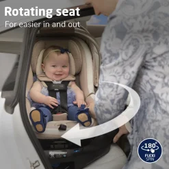 Maxi-Cosi Tana 360 + Peri 180 Rotating Infant Car Seat Travel System + Bassinet Bundle - Onyx Heritage