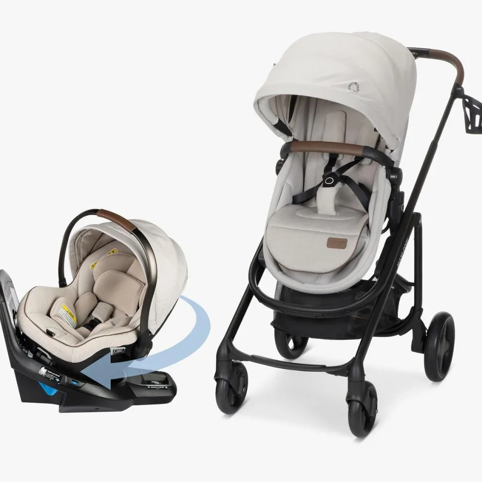 Maxi-Cosi Tayla Max + Peri 180 Rotating Infant Car Seat Travel System Bundle - Desert Wonder