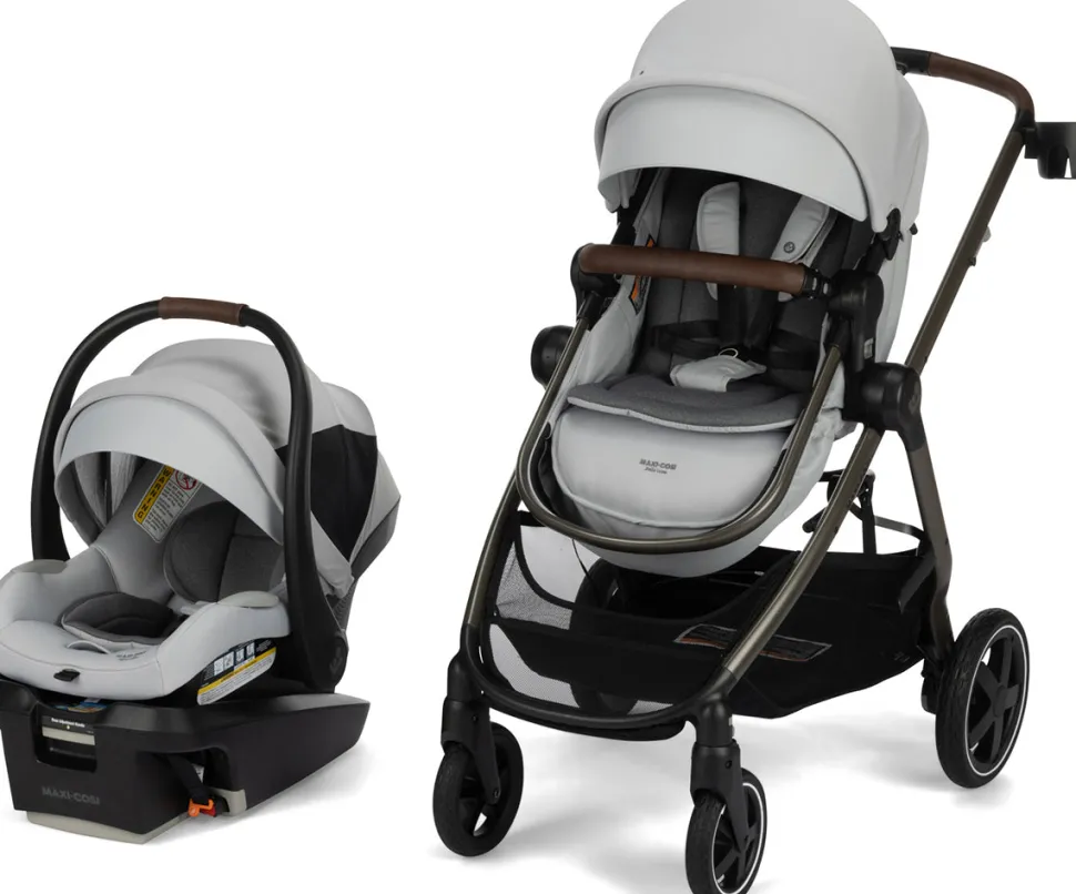 Maxi-Cosi Zelia 2 Luxe+ Travel System - Arctic Frost