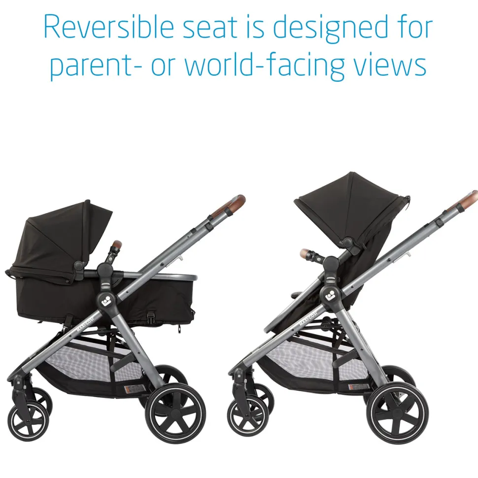 Maxi-Cosi Zelia2 Max 5-in-1 Modular Travel System - Essential Black