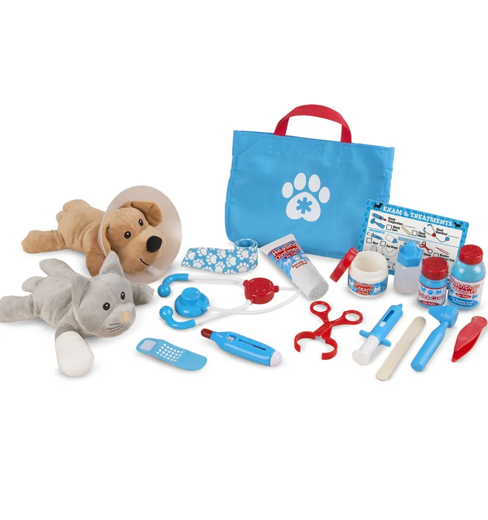 Melissa & Doug Examine & Treat Pet Vet Play Set