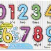 Melissa & Doug See-Inside Numbers Peg Puzzle - 10 pieces