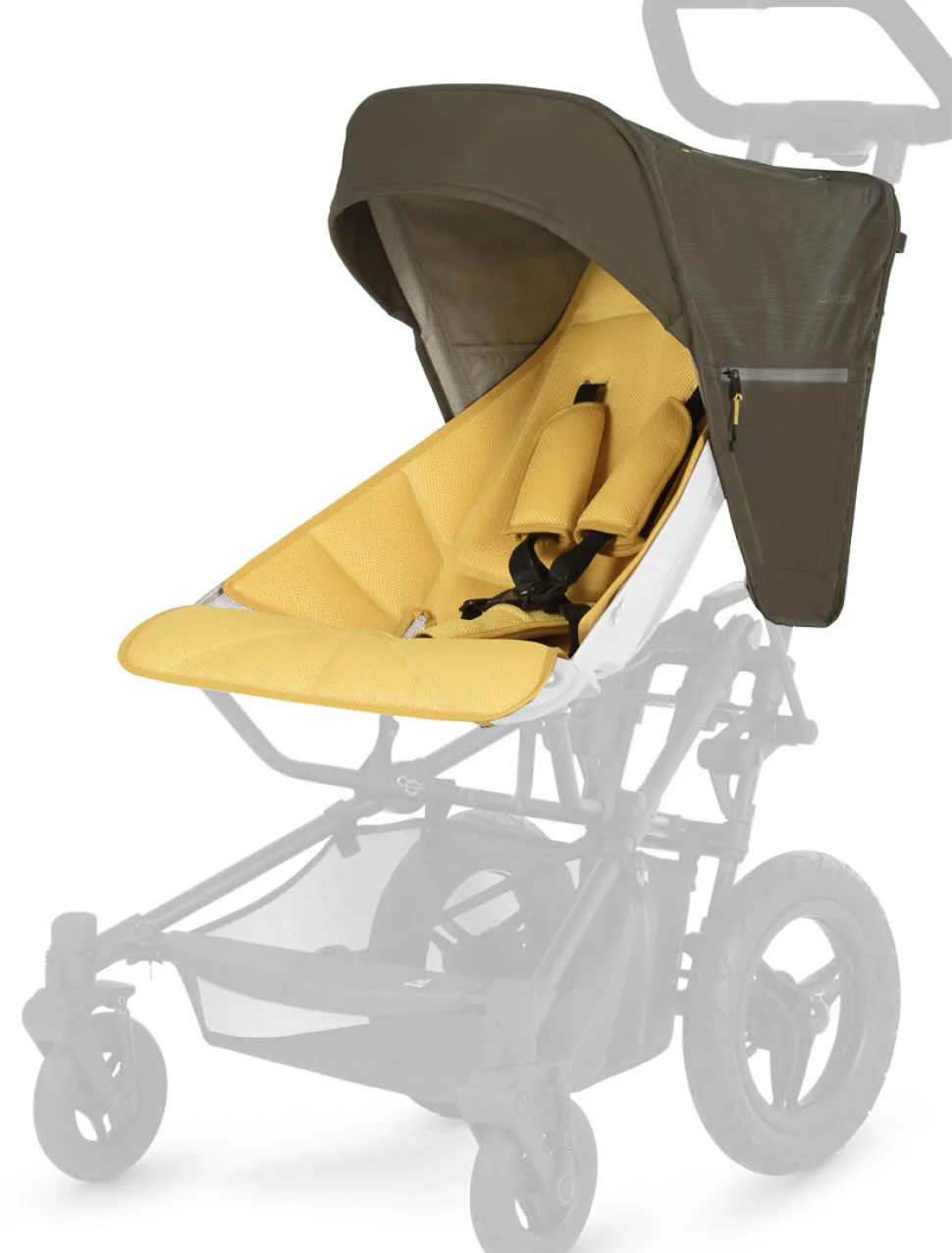 Micralite Fastfold Essential Pack Hood & Liner - Khaki/Saffron