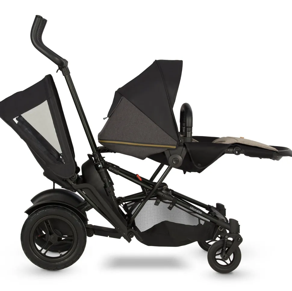 Micralite TwoFold Second Seat - Black