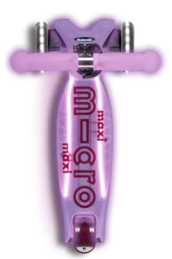 Micro Kickboard Micro Maxi Glow Plus LED Scooter - Luminous Purple