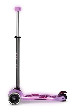 Micro Kickboard Micro Maxi Glow Plus LED Scooter - Luminous Purple