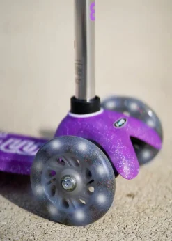 Micro Kickboard Micro Mini Glitter LED Scooter (2-5 years) - Fairy Purple