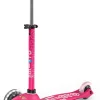 Micro Kickboard Mini Deluxe LED Scooter - Pink