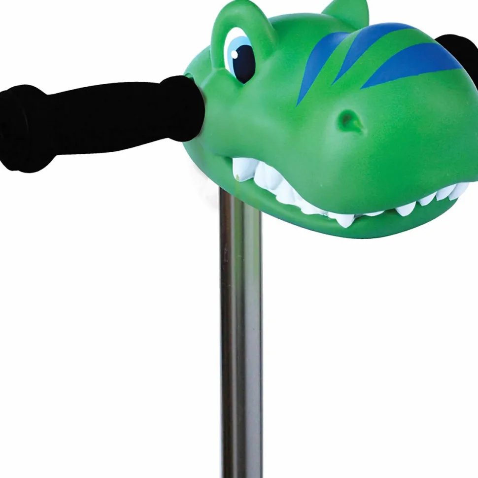 Micro Kickboard Scooter Heads by Scootaheadz - Green Dino Danny Dino