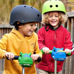 Micro Kickboard Scooter Heads by Scootaheadz - Green Dino Danny Dino