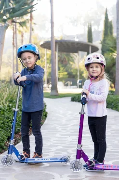 Micro Kickboard Sprite LED Scooter (6-Teen) - Sapphire Blue