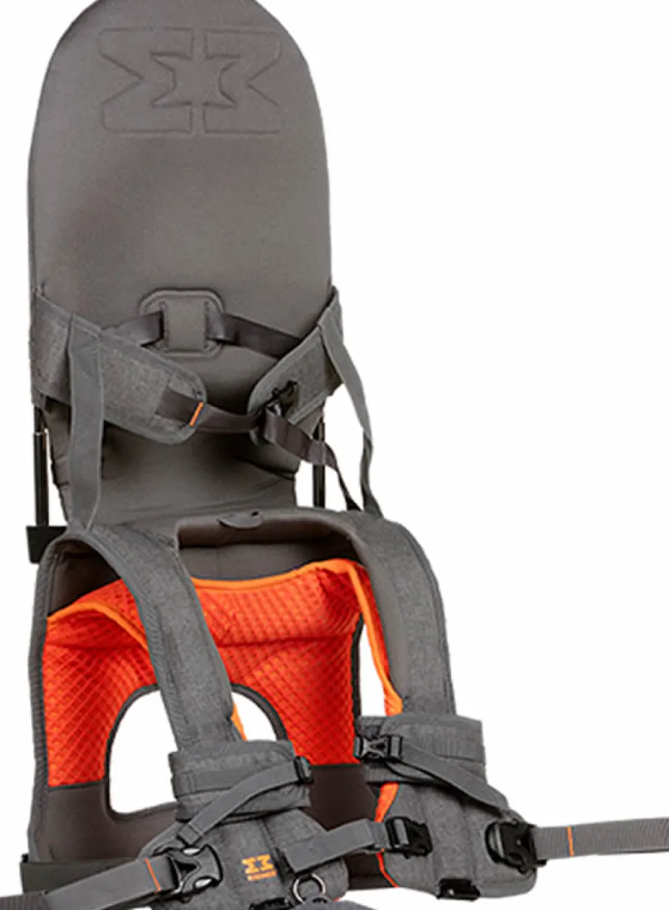 MiniMeis G4 Baby & Child Shoulder Carrier - Grey/Orange