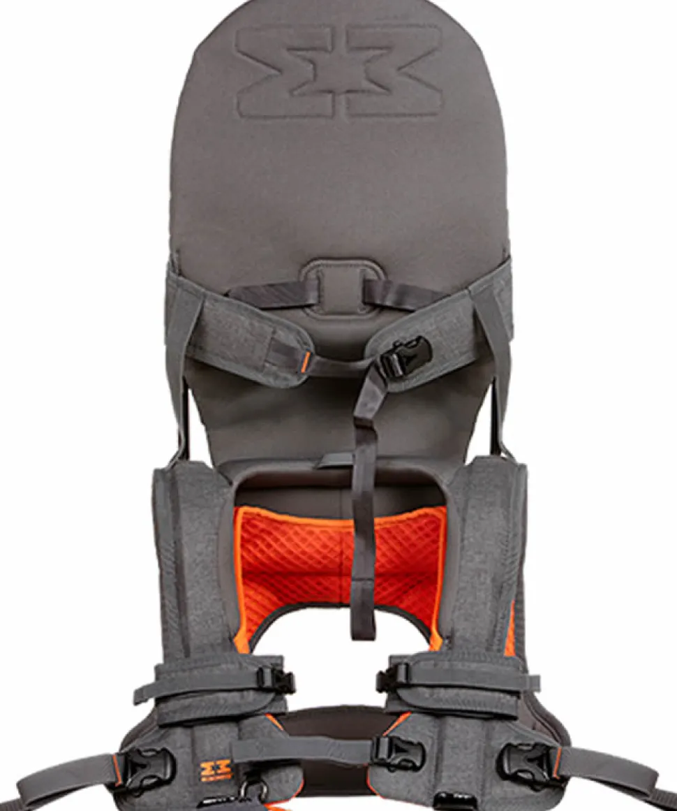 MiniMeis G4 Baby & Child Shoulder Carrier - Grey/Orange