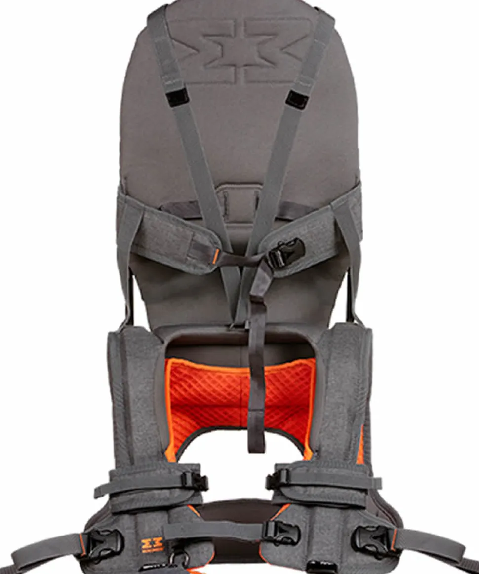MiniMeis G4 Baby & Child Shoulder Carrier - Grey/Orange