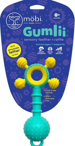 Mobi Gumlii Sensory Teether + Rattle